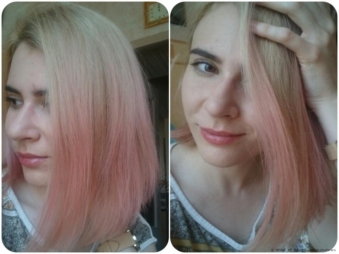 Как осветлить волосы в розовый цвет