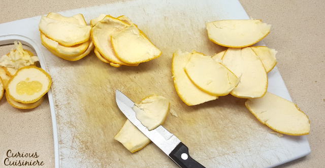 Candied Lemon Peel and Candied Orange Peel are common ingredients in Holiday baking. Skip the hard, store-bought versions and make your own. It