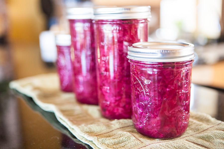 Red Cabbage Sauerkraut