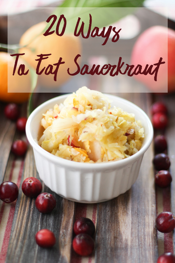 There’s the obvious ways to eat sauerkraut like with hot dogs or reuben sandwiches, but there’s many more. Here