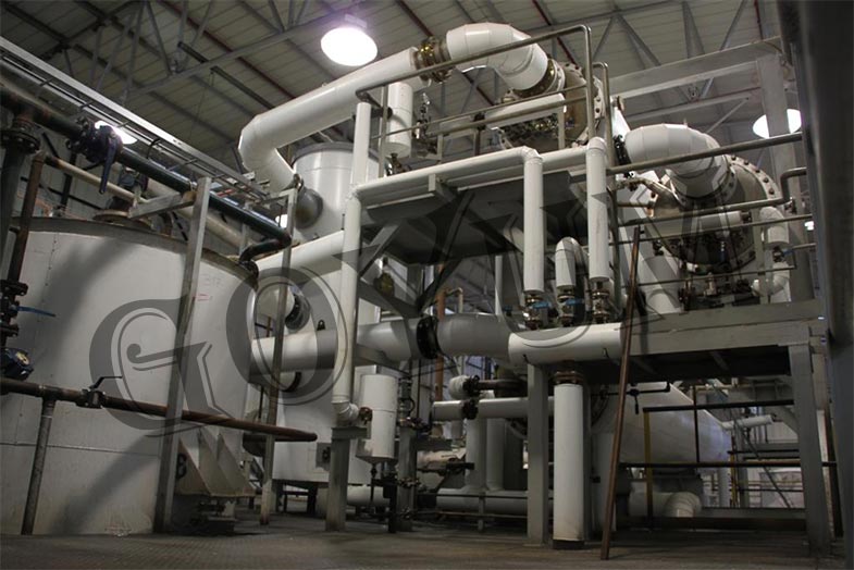 sunflower oil refining plant