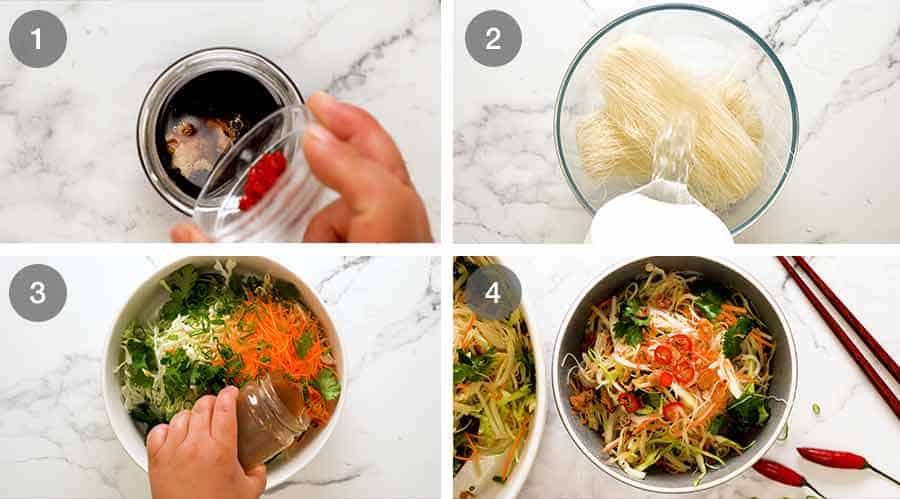 How to make Vermicelli Noodle Salad