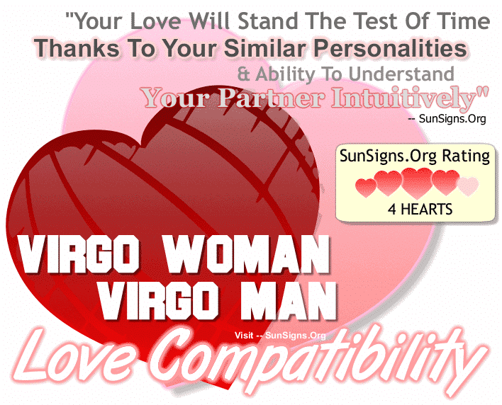 Virgo Woman Virgo Man Love Compatibility