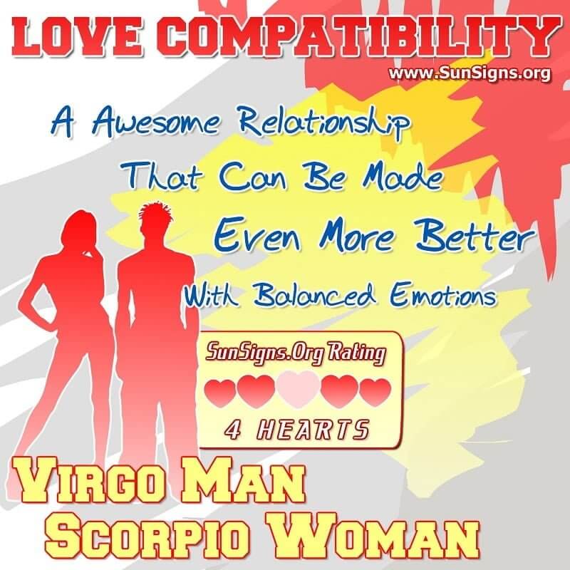 Virgo Man Scorpio Woman Love Compatibility. 